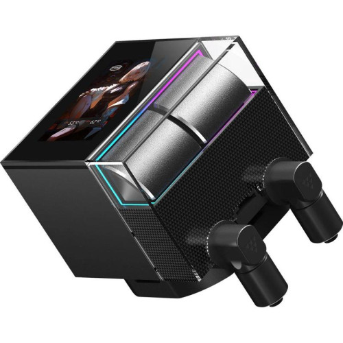 Система водяного охлаждения PcCooler DS360 Display Soc-AM5/AM4/1200/1700/1851 черный 4-pin Al LCD 310W Ret (DS360-BKNWXY-GL)