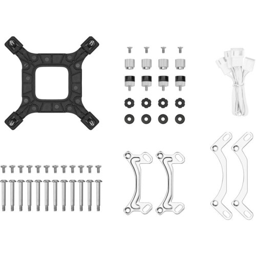 Система водяного охлаждения Deepcool LE360 WH V2 ARGB Soc-AM5/AM4/1200/1700/1851 белый 4-pin 19-31.6dB Al 250W 1632gr Ret (R-LE360-WHAMMN-G-2)