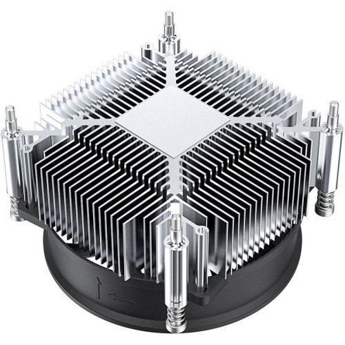 Кулер ID-Cooling DK-19 PWM Soc-1700/1851 черный 4-pin 14-26dB Al 95W 340gr Ret [DK-19 PWM]