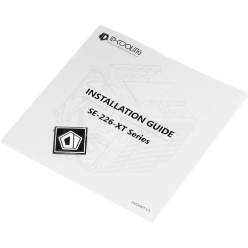 Кулер ID-Cooling SE-226-XT Soc-AM5/AM4/1151/1200/2066/1700 черный 4-pin 15-35dB Al+Cu 250W 1300gr Ret (SE-226-XT BLACK) [SE-226-XT BLACK]