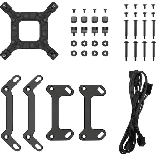 Система водяного охлаждения Deepcool LT240 ARGB Soc-AM5/AM4/1200/1700/1851 черный 4-pin 38.71dB Al 1504gr Ret (R-LT240-BKAMNC-G-1) [R-LT240-BKAMNC-G-1]