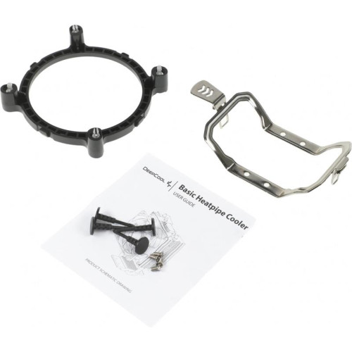 Кулер Deepcool Ice Blade 100 PWM Soc-AM5/AM4/1200/1700/1851 черный/синий 4-pin 15-29dB Al+Cu 100W 309gr Ret (DP-MCH1D8-IB100PWM) [DP-MCH1D8-IB100PWM]