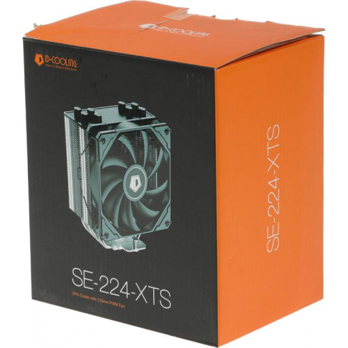 Кулер ID-Cooling SE-224-XTS Soc-AM5/AM4/1200/1700/1851 черный 4-pin 16-29dB Al+Cu 220W 650gr Ret [SE-224-XTS]