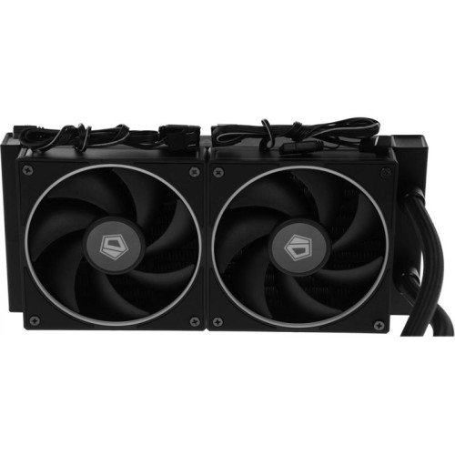 Система водяного охлаждения ID-Cooling SL240 ARGB Soc-AM5/AM4/1200/1700/1851 черный 4-pin 14-30dB Al+Cu LCD 300W Ret [SL240]