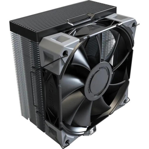 Кулер Montech NX400 Soc-AM5/AM4/1200/1700/1851 черный 4-pin 34.17dB Al+Cu 220W Ret (NX400BK)