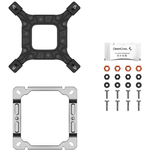 Устройство охлаждения(кулер) Deepcool AK500S Digital SE Wh Soc-AM5/AM4/1200/1700/1851 белый 4-pin 28dB Al+Cu LCD 240W 864gr Ret (R-AK500S-WHADMN-GJD)