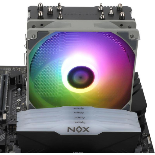 Устройство охлаждения(кулер) Thermalright Assassin King 120 SE ARGB Soc-AM5/AM4/1200/1700/1851 черный 4-pin 25.6dB Al+Cu 640gr Ret (AK120-SE-ARGB)