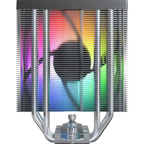 Кулер Montech NX400 ARGB Soc-AM5/AM4/1200/1700/1851 черный 4-pin 34.17dB Al+Cu 220W Ret (NX400ARGBBK)