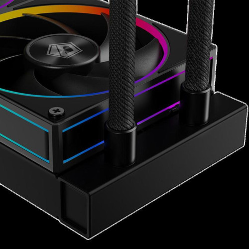 Система водяного охлаждения ID-Cooling SL240 ARGB Soc-AM5/AM4/1200/1700/1851 черный 4-pin 14-30dB Al+Cu LCD 300W Ret [SL240]