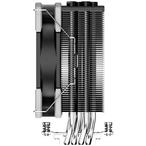 Кулер ID-Cooling SE-214-XT Basic Soc-AM5/AM4/1200/1700/1851 черный 4-pin 16-27dB Al+Cu 180W 500gr Ret [SE-214-XT BASIC]