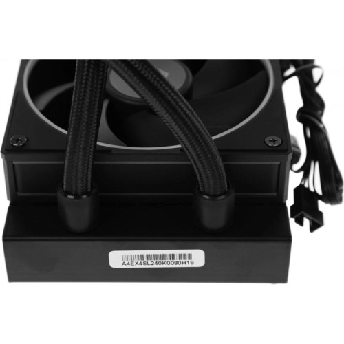 Система водяного охлаждения ID-Cooling SL240 ARGB Soc-AM5/AM4/1200/1700/1851 черный 4-pin 14-30dB Al+Cu LCD 300W Ret [SL240]