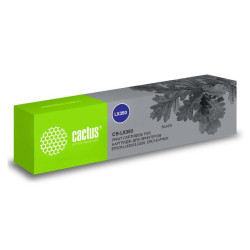 Картридж матричный Cactus CS-LX350 12.7x10 черный для Epson LX350/LQ350/ERC19/VP80K