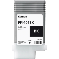 Струйный картридж Canon PFI-107 BK черный, 130 мл, для Canon imagePROGRAF iPF670/iPF770