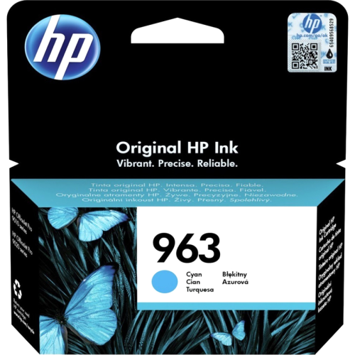 HP 963 Cyan Original Ink Cartridge