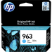 HP 963 Cyan Original Ink Cartridge
