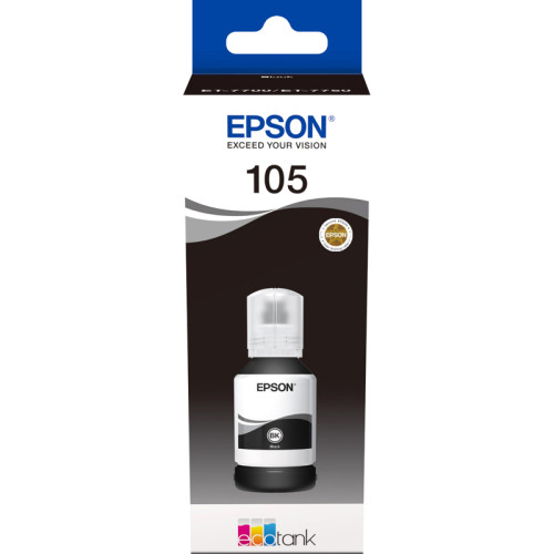 Струйный картридж Epson 105 черный, 8000 стр., для Epson L7160/L7180