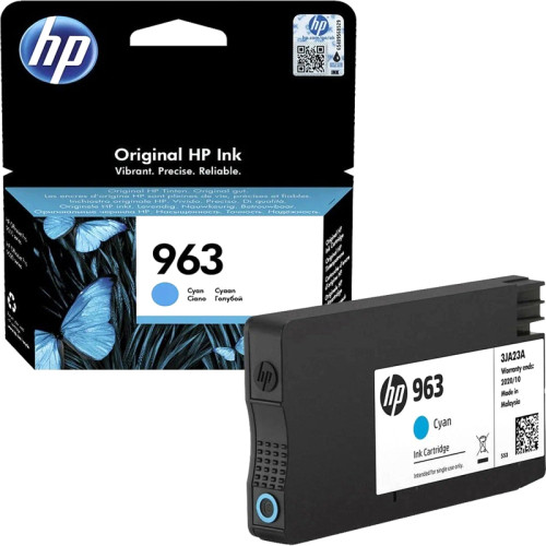 HP 963 Cyan Original Ink Cartridge
