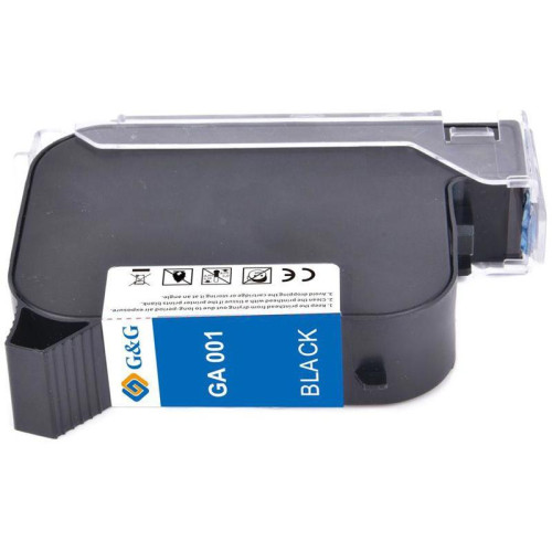 Струйный картридж G&G GA-001BK черный пигментный, 42 мл, для G&G GG-HH1001B/GG-HH1001A
