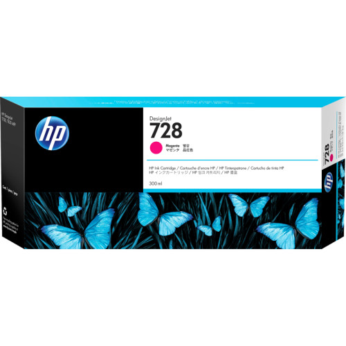 HP 728 300-ml Magenta InkCart