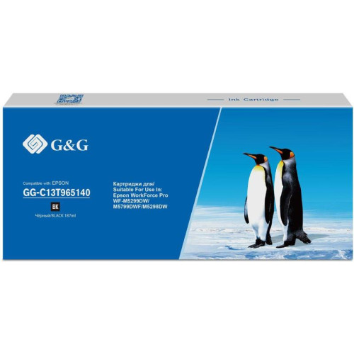 Струйный картридж G&G GG-C13T965140 T9651 черный, 10000 стр., для Epson WorkForce Pro WF-M5299DW/M5799DWF/M5298DW