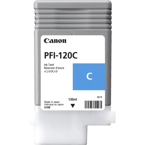 Струйный картридж Canon PFI-120 голубой, 130 мл, для Canon imagePROGRAF TM-200/TM-205/TM-300/TM-305