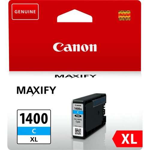 Струйный картридж Canon PGI-1400C XL голубой, 1000 стр., для Canon MAXIFY MB2040/MB2140/MB2340/MB2740