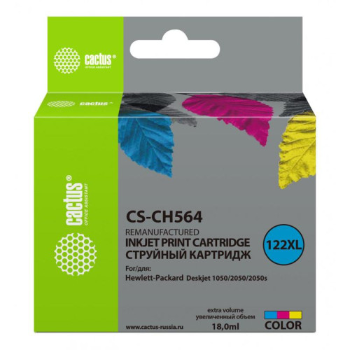 Струйный картридж Cactus CS-CH564 многоцветный, 18 мл, для HP DeskJet 1050/2050/2050s