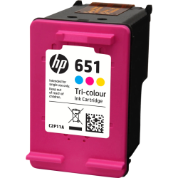 HP 651 Tri-colour Ink Cartridge