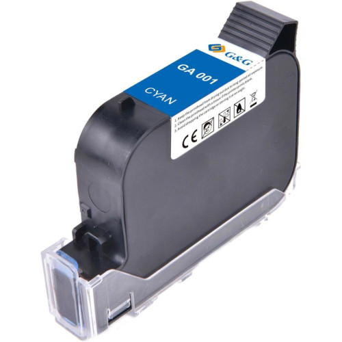 Струйный картридж G&G GA-001C голубой, 42 мл, для G&G GG-HH1001