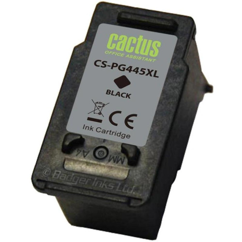 Картридж струйный Cactus CS-PG445XL PG-445XL черный (15мл) для Canon PIXMA MG2440/2540/2940/iP2840 с чипом