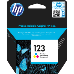 HP 123 Tri-colour Ink Cartridge
