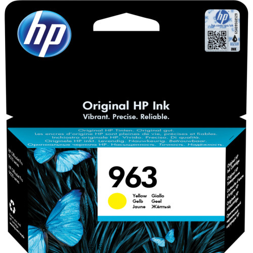 Струйный картридж HP 963 желтый, 700 стр., для HP OfficeJet Pro 9019/9016/9012e/9015/9015e/9012/9022/9022e/9019e/9020/9010