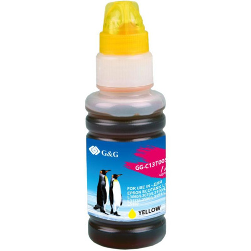 Чернила G&G GG-C13T00S44A 103Y желтый, 70 мл, для L1110/L3151/L3100/L3101/L3110/L3150