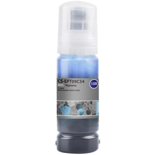 Чернила Cactus CS-EPT09C54 108 светло-голубой70мл для Epson Ecotank L8050/L18050