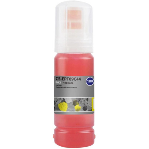 Чернила Cactus CS-EPT09C44 108 желтый70мл для Epson Ecotank L8050/L18050