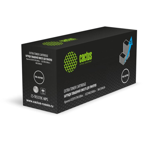 Картридж лазерный Cactus CS-TK5370C-MPS голубой (13000стр.) для Kyocera ECOSYS PA3500cx/ECO MA3500cix/MA3500cifx с чипом