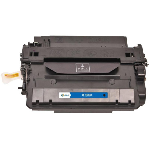 Тонер-картридж G&G GG-CE255X черный, 12500 стр., для HP LaserJet Enterprise MFP M525c/P3015n/LaserJet Pro M521dn MFP