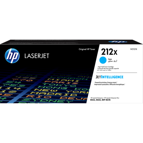 HP 212X High Yield Cyan Original LaserJet Toner Cartridge