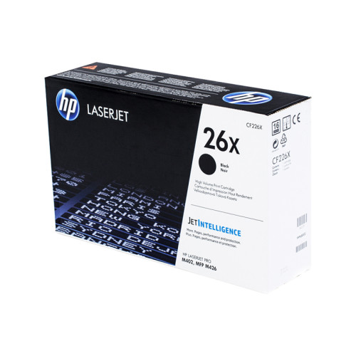 HP 26X High Yield Black Original LaserJet Toner Cartridge