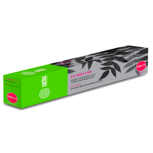Тонер-картридж Cactus TK-8115M пурпурный, 6000 стр., для Kyocera Mita Ecosys M8124cidn/M8130cidn (CS-TK8115M)