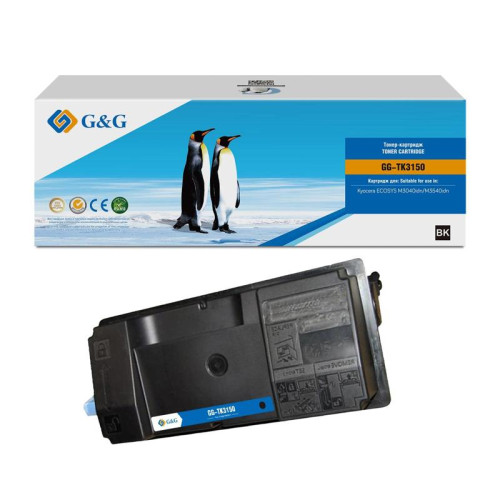 Тонер-картридж G&G GG-TK3150 TK-3150 черный, 14500 стр., для Kyocera ECOSYS M3040idn/ECOSYS M3540idn