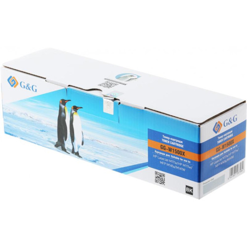 Тонер-картридж G&G GG-W1500X W1500X черный, 2000 стр., для HP LaserJet M111a/M111w/MFP M141a/M141W