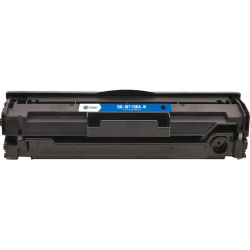 Картридж лазерный G&G GG-W1106A-N W1106A черный (1000стр.) для HP Laser 107a/107r/107w/135a MFP/135r MFP/135w MFP/137fnw MFP
