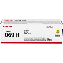 Тонер-картридж Canon 069HY желтый, 5500 стр., для Canon MF752Cdw/754Cdw/LBP673Cdw