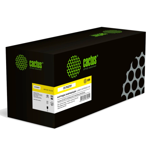 Тонер-картридж Cactus TK-5370Y желтый, 5000 стр., для Kyocera ECOSYS PA3500cx/ECO MA3500cix/MA3500cifx (CS-TK5370Y)