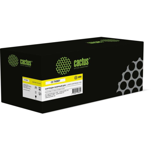 Картридж лазерный Cactus CS-TK895Y TK-895Y желтый (6000стр.) для Kyocera Mita FS C8020/C8020MFP/C8025/C8025MFP