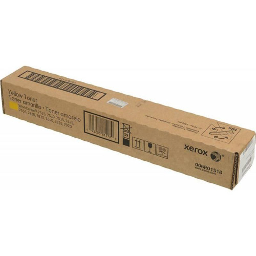Тонер-картридж Xerox 006R01518 желтый, 15000 стр., для Xerox WorkCentre7545/7556