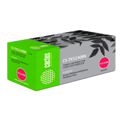 Тонер-картридж Cactus TK-5240BK черный, 4000 стр., для Kyocera Ecosys M5526cdn/M5526cd (CS-TK5240BK)