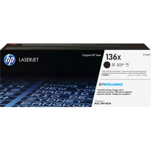HP 136X Black Original LaserJet Toner Cartridge