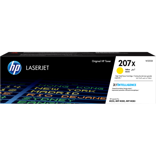 HP 207X Yellow LaserJet Toner Cartridge